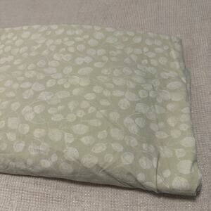 Barbara Barry Dream Eucalyptus 100% Combed Cotton King Duvet Floral Leaf